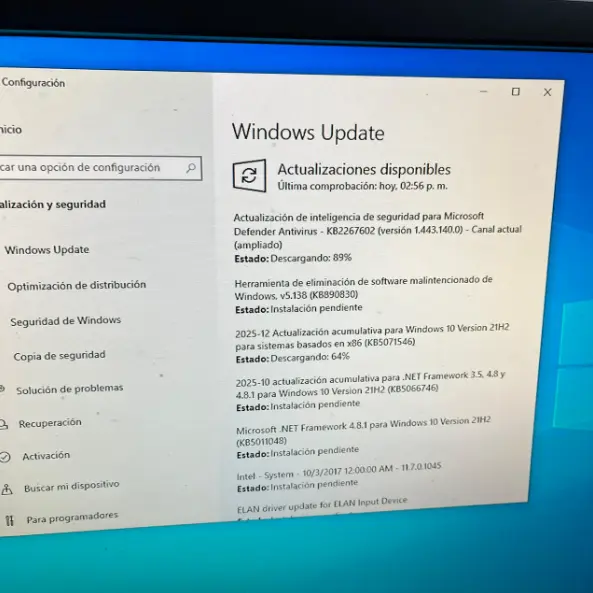 Configuración y drivers PC