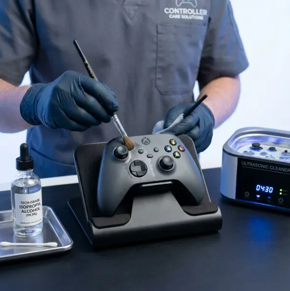 Limpieza profesional de controles de consola en Cancún - Pixon PC